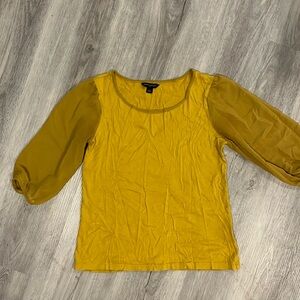Mustard quarter length blouse